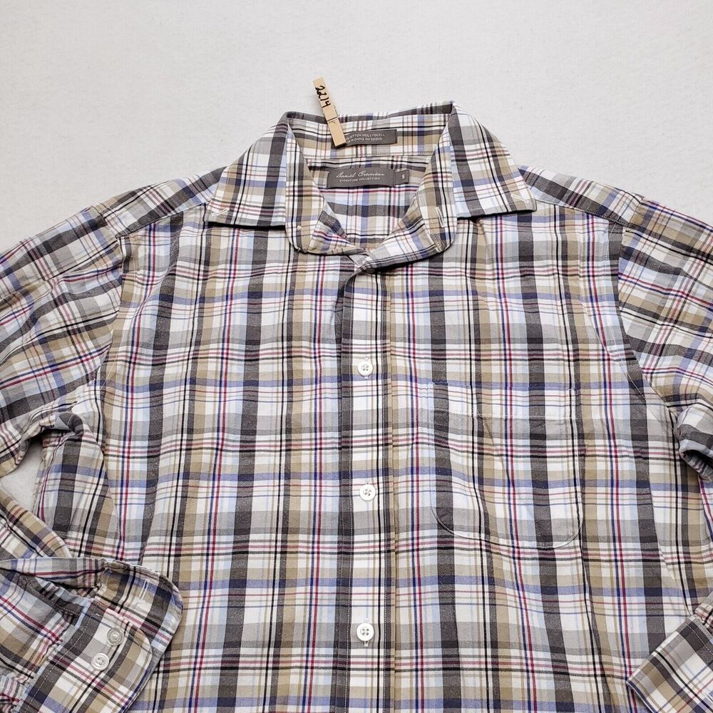 Daniel Cremieux Button Up Long Sleeve Shirt Adult Mens Size Small S Multicolor